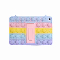 Радужный силиконовый чехол для Ipad Push Pop it Bubble, чехол для игрушки-антистресса для ipad Pro 11 2018 10,2/9,7 дюймов, чехол для планшета для детей