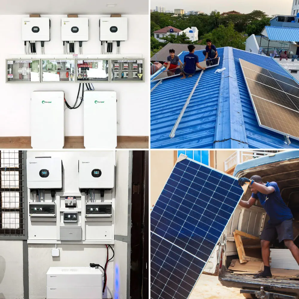Sunpal Pv Hybrid Solar Power System 10Kw 20Kw 30Kw All in One Energy Storage System for Solar