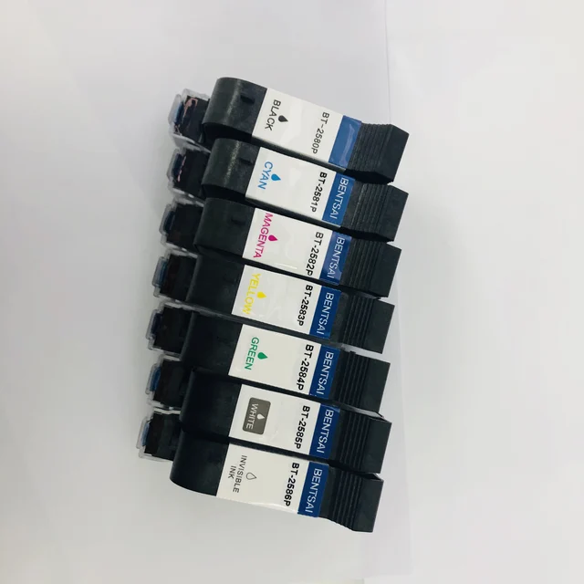 Bentsai Water-based and Solvent Ink Cartridges Available for Coding Batch Number Logo Expiry Date on Carton Box, wooden packages