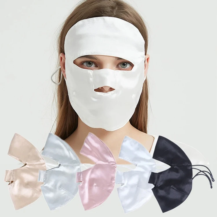 Wholesale Luxury Silk Mask Hyaluronic Acid Anti Aging Anti Blue Light