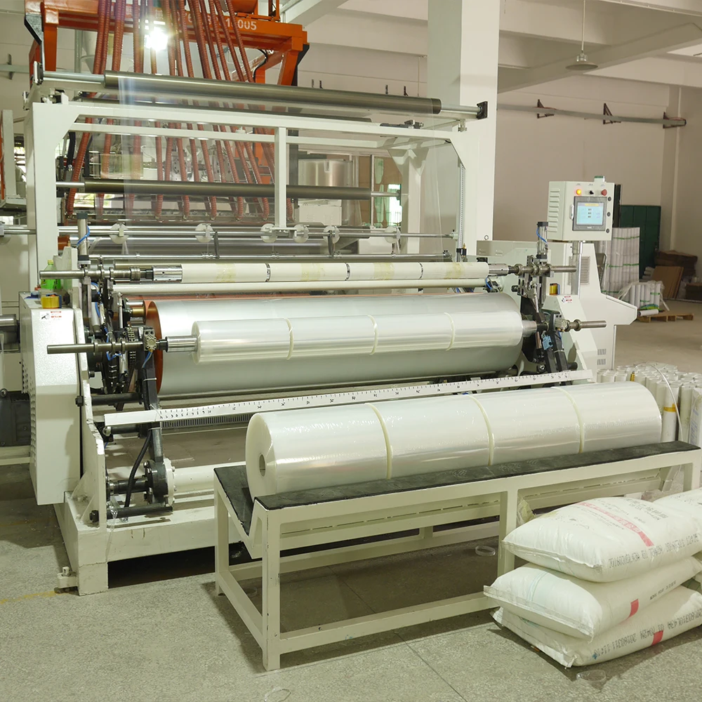 5000m LLDPE Jumbo Roll Clear Jumbo Roll Industrial LLDPE Pallet Stretch Film for Transportation Packing and Shipping Use