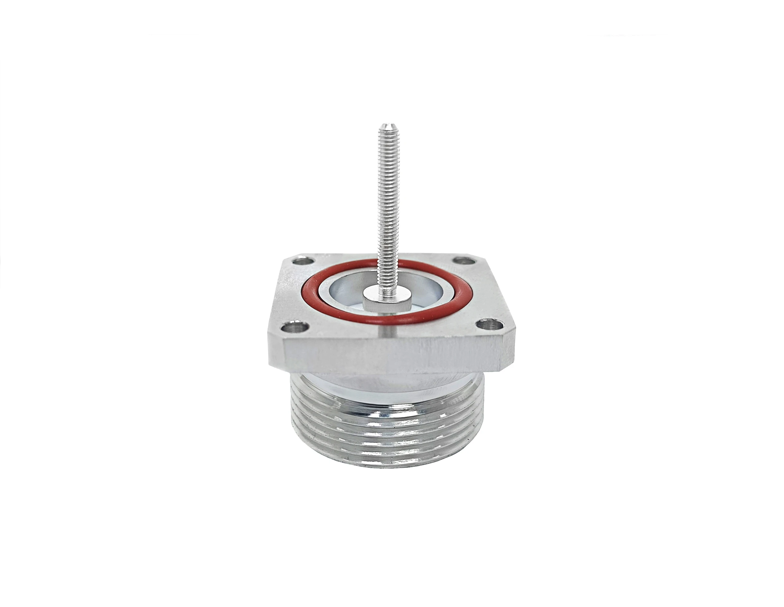 rf 7/16 Din male 4 hole panel Mount flange with m5 38mm long connector manufacture