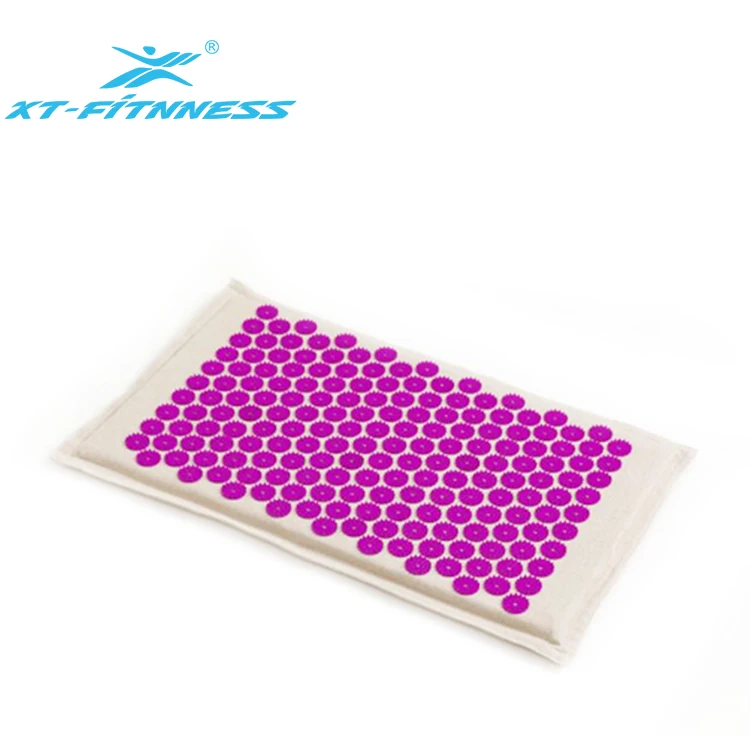 Оптовая продажа, набор подушек для йоги и фитнеса, натуральный коврик для акупрессуры