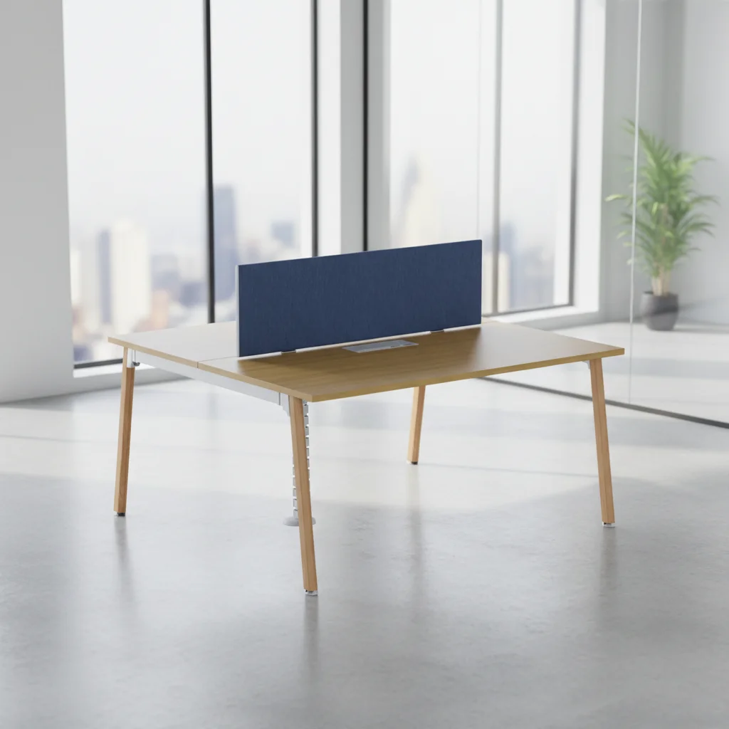 Professional Workstation Cabinet Support Aluminum Legs Office Desk Storage System Modern Layout 4