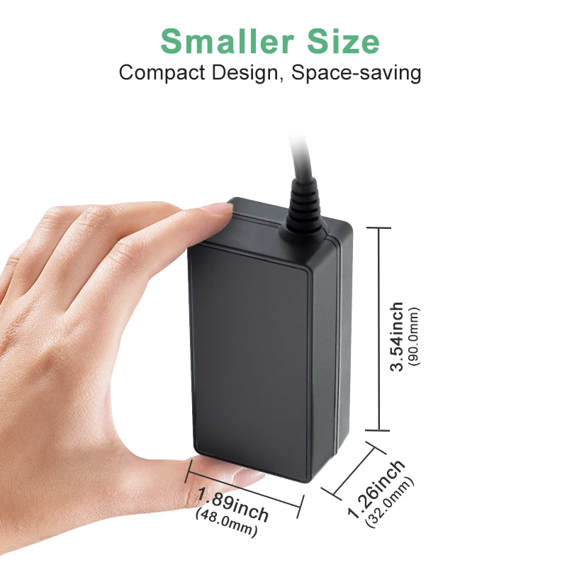 12V5A Interchangeable AC/DC Power Adapter