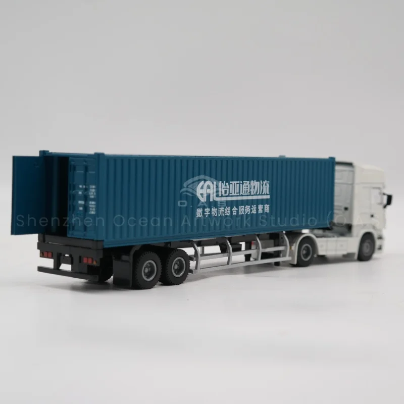 loas container model factory shipping gift customized 150 yyt alloy material truck toy scale model-4