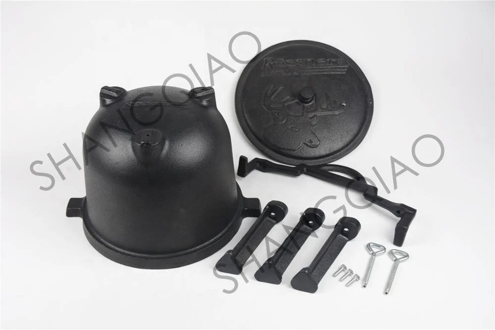Hot Selling Cast Iron Hunting Pot Camp Fire Pot Outdoor Camping Cauldron Enameled Cast Iron Pressure Cooker Camping Pot