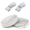 White + same color buckle
