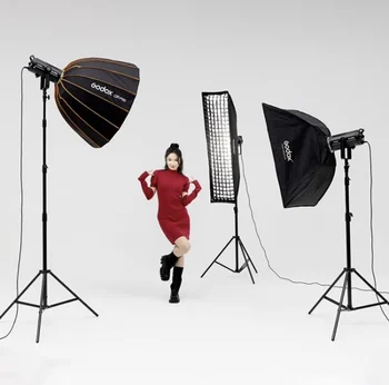 China Supplier 200Cm Adjustable Studio Light Stand Lighting Tripod Stand High Quality Photography Studio Tripod detail image