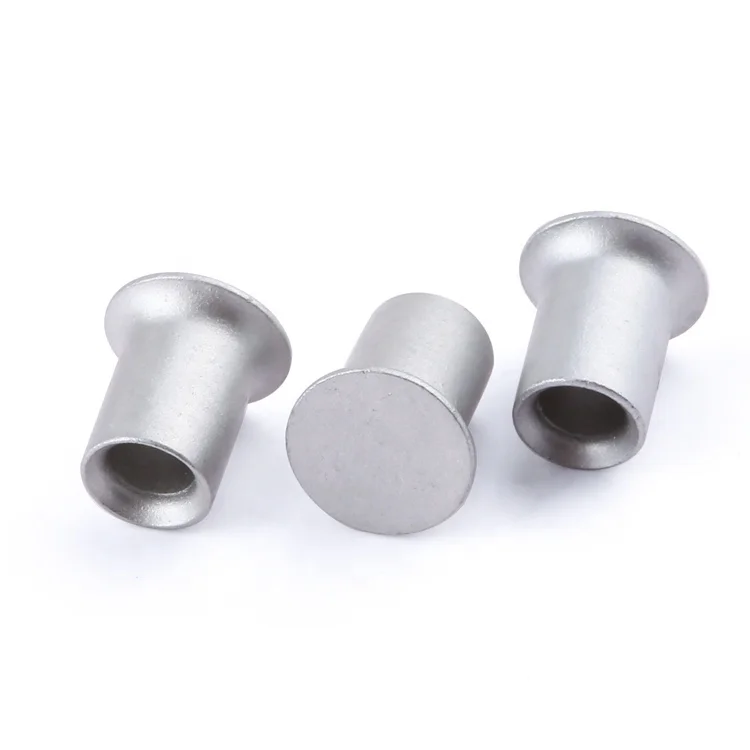 Non-standard customization flat rivet alloy steel silver grey dacromet for automobile industry