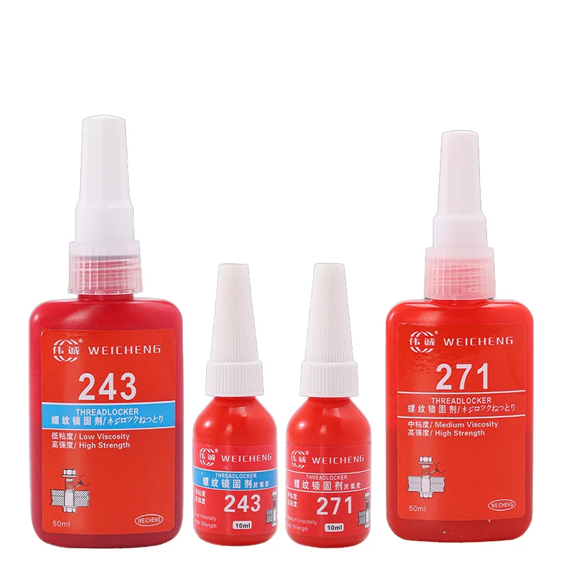 Fast-Drying Heat-Resistant Anaero Adhesive High-Strength Thread Locking Seal & Bonding Glue for Metal Screw Locks
