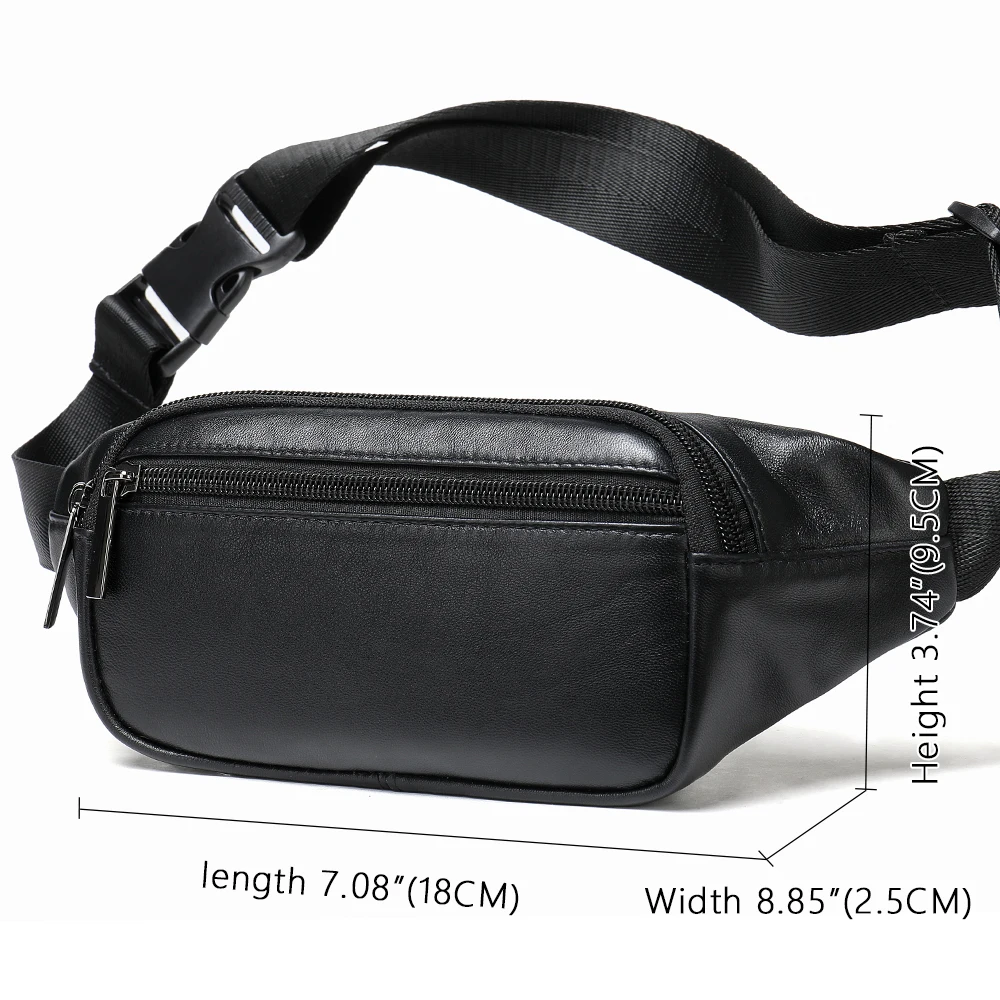 Genuine Leather Men Design Casual Classic Shoulder Sling Bag order Fashion Travel Bag fanny pack Fanny Waist Belt Bag Pack Leg Bag Cigarette Case