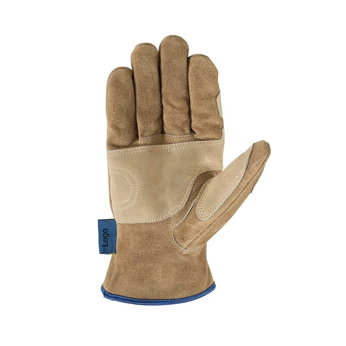 Оптовая продажа высококачественные серые кожаные рабочие перчатки мужские