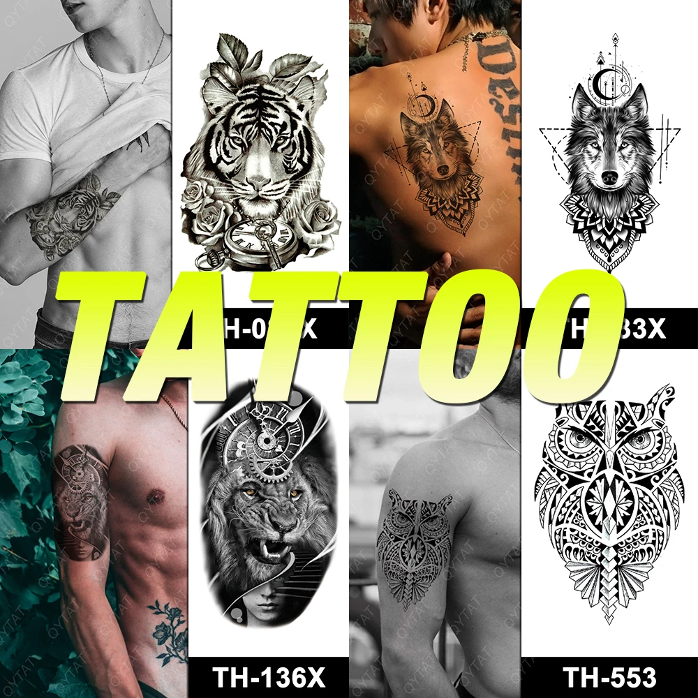 Water Based Temporary Black Men Tato Tribal - Buy Tato Tribal,Men Tato  Tribal,Temporary Tato Tribal Product on Alibaba.com