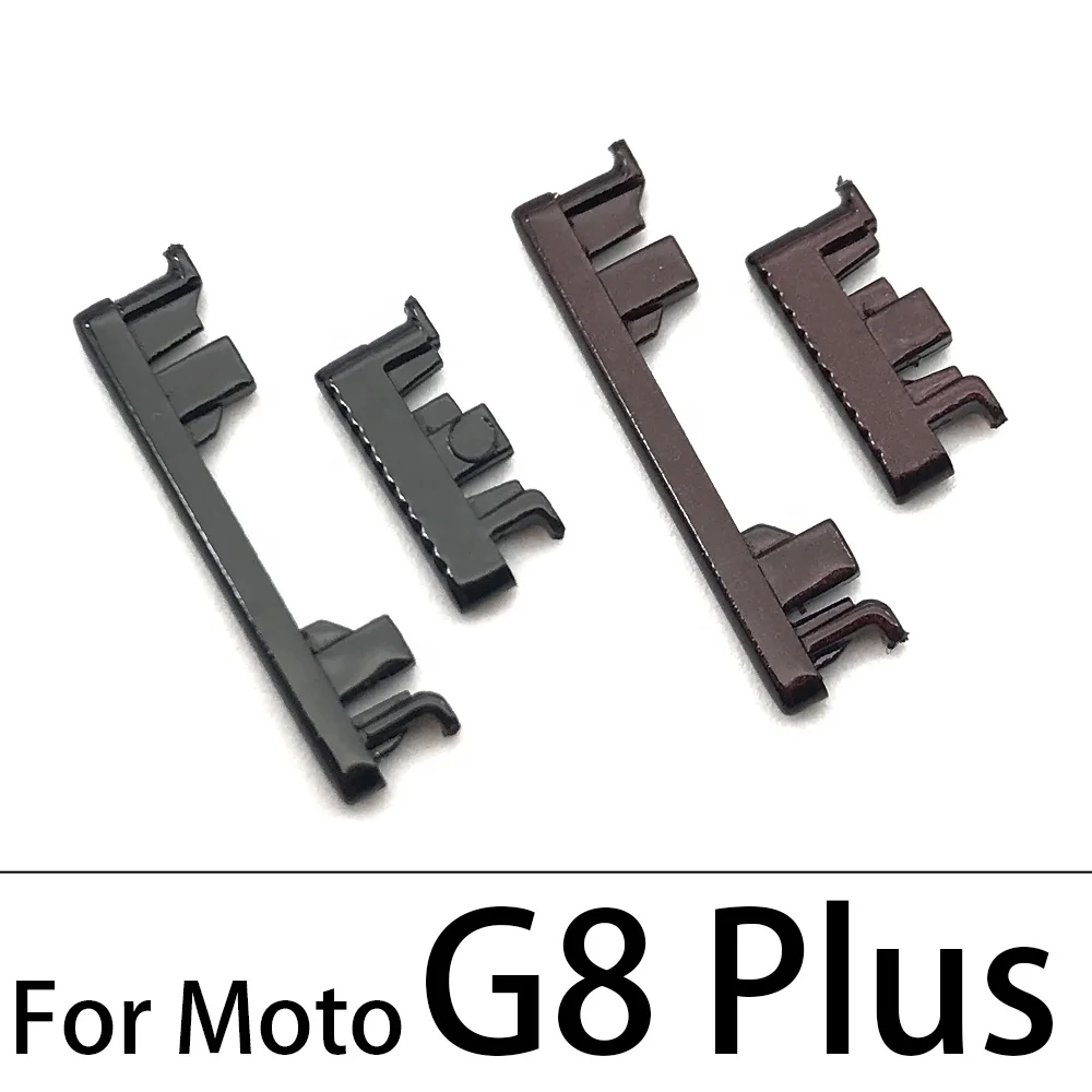 New Style Side Keys Power Volume Button Replacement Part for Moto G9 Power G8 Plus G7 Play Mobile Phone Accessories