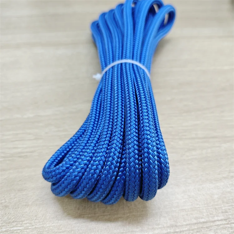 Low Stretch UHMWPE Braided Rope UHMWPE Core Polyester Cover Marine Rope 3
