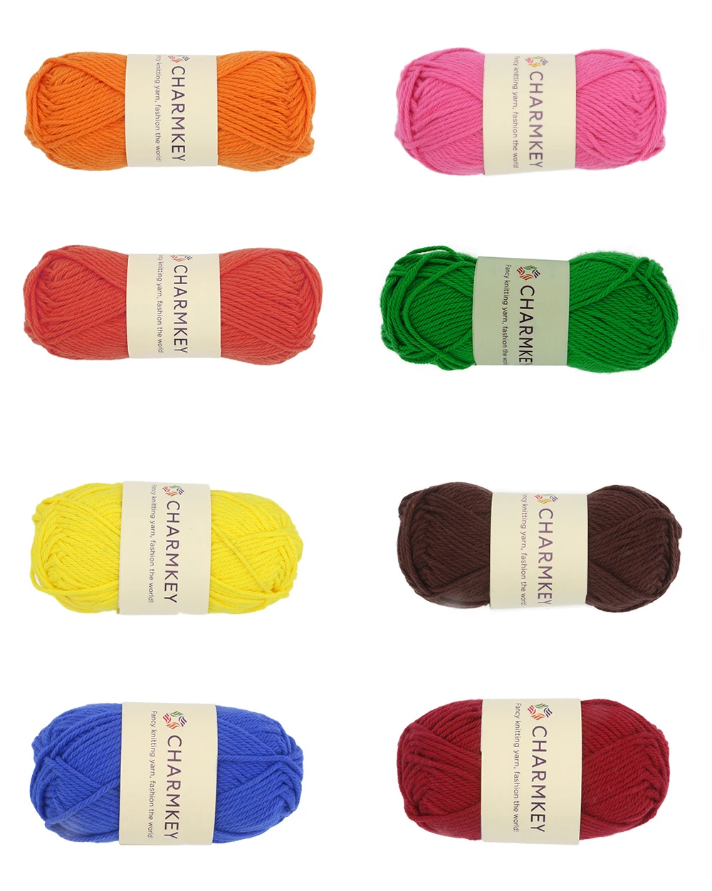 charmkey mercerized cotton yarn soft feeling