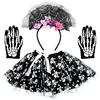 4 guantes cortos