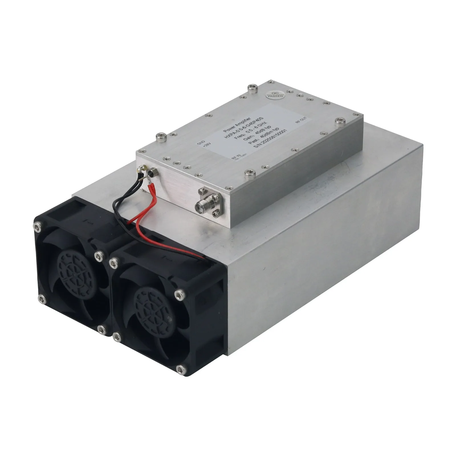 洋書 Solid-State Microwave High-Power Amp 0.5-6GHz RF Microwave Wideband Power Amplifier 45dB Gain 10W High