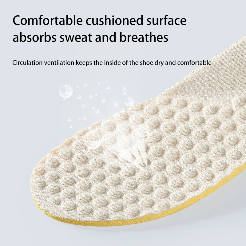 Hi Poly Kids Insoles Mesh Fabric Shock Absorbing Pads