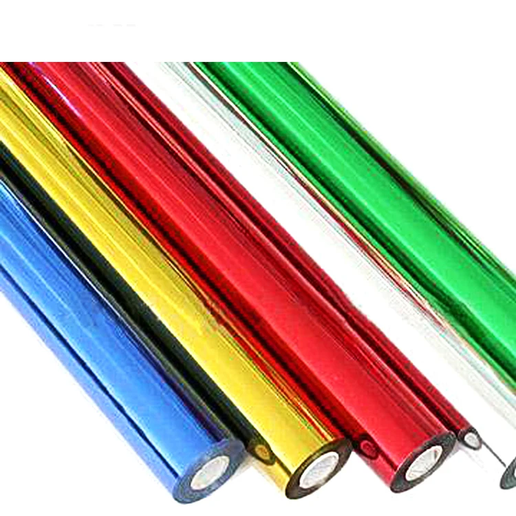 HDFOIL Generic PET Material Hologram Cold Stamping Foil 110-125C Stamping Temperature for Fabrics Leather Paper Plastic Rolls