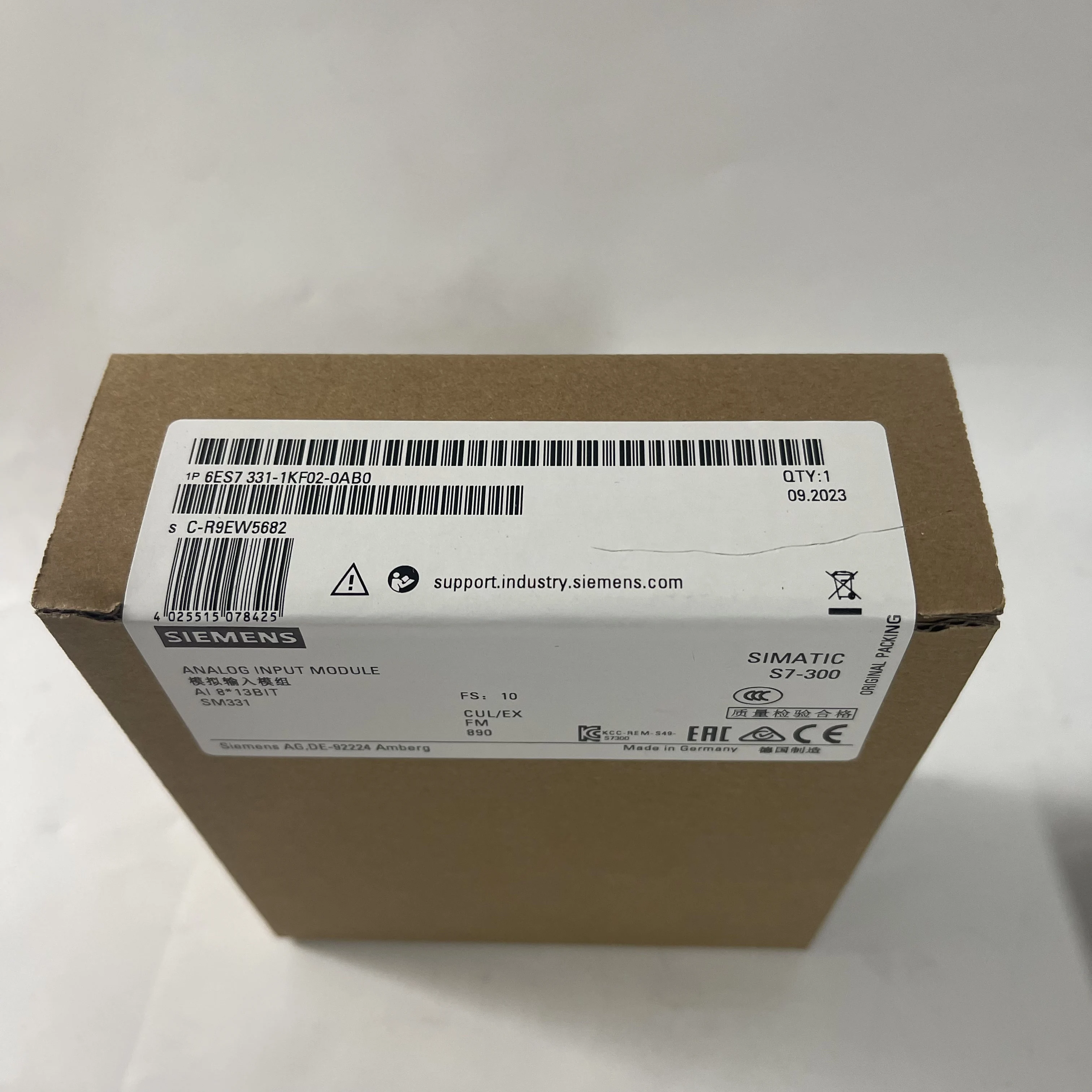 SIEMENS Analog Input Module (SIMATIC S7-300) 6ES7331-1KF02-0AB0