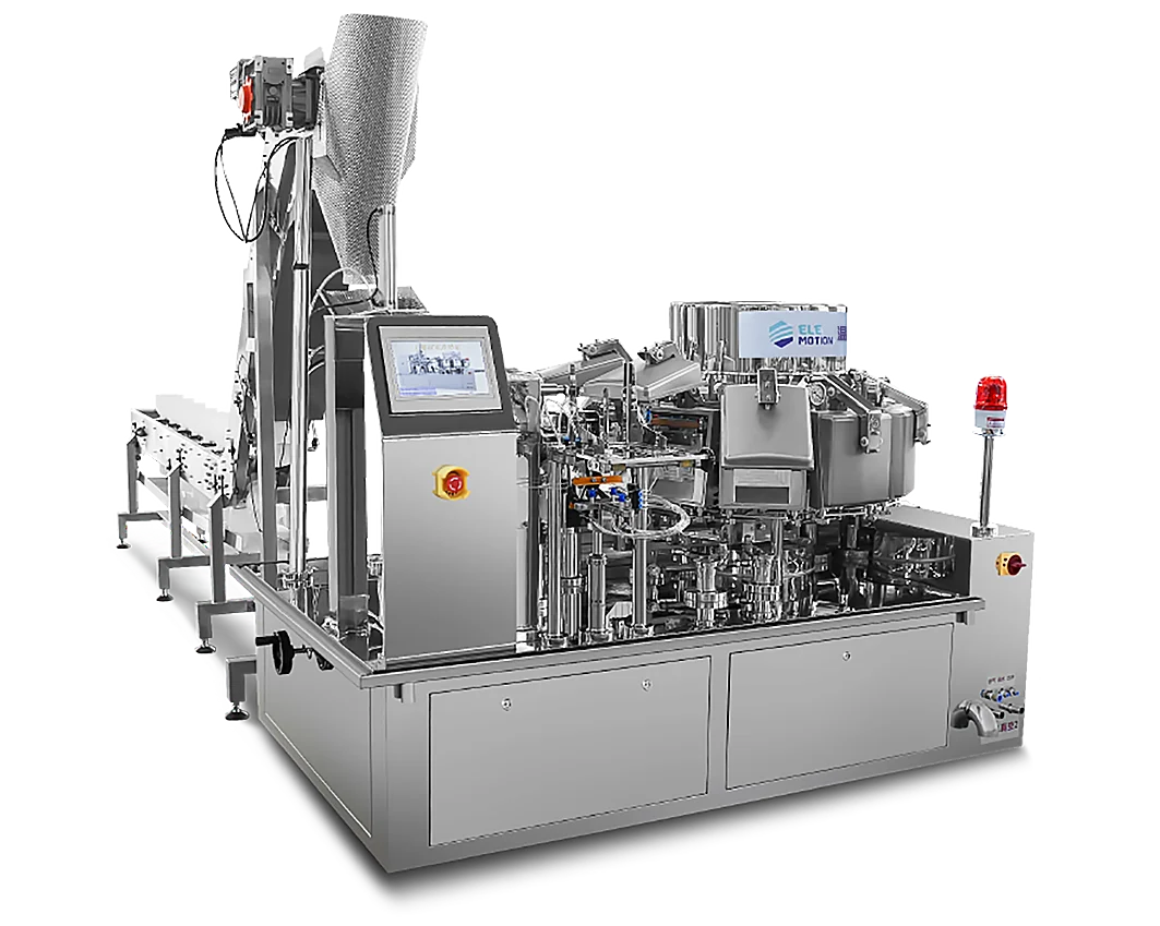 Automatic Rotary Pre-made Pouch Package Vacuum Packing Machine For Food ...