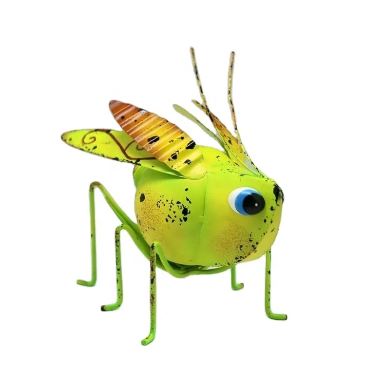 Metal ants figurine with big eyes