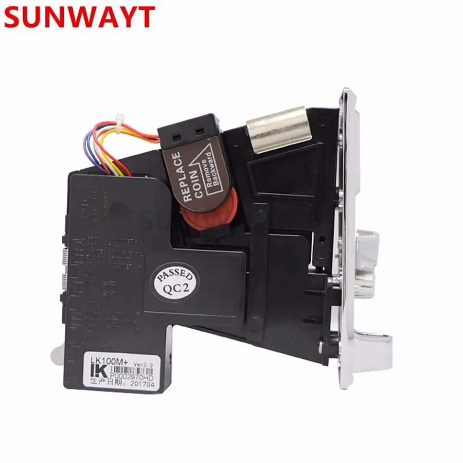 Metal Panel LK100M+ Front Inserting Comparative Coin Acceptor for Vending Coffee Machine Playground Machine
