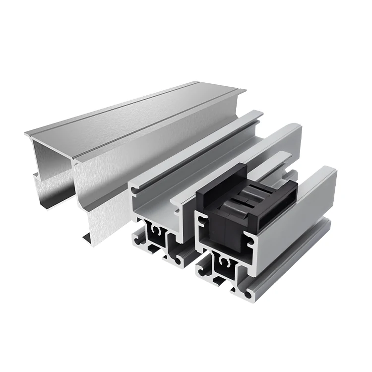 4550 Aluminum Profile Slide Rail Aluminum Alloy Fluent Strip Roller 4550/3538 Fluent Strip Aluminum Alloy Guide Rail