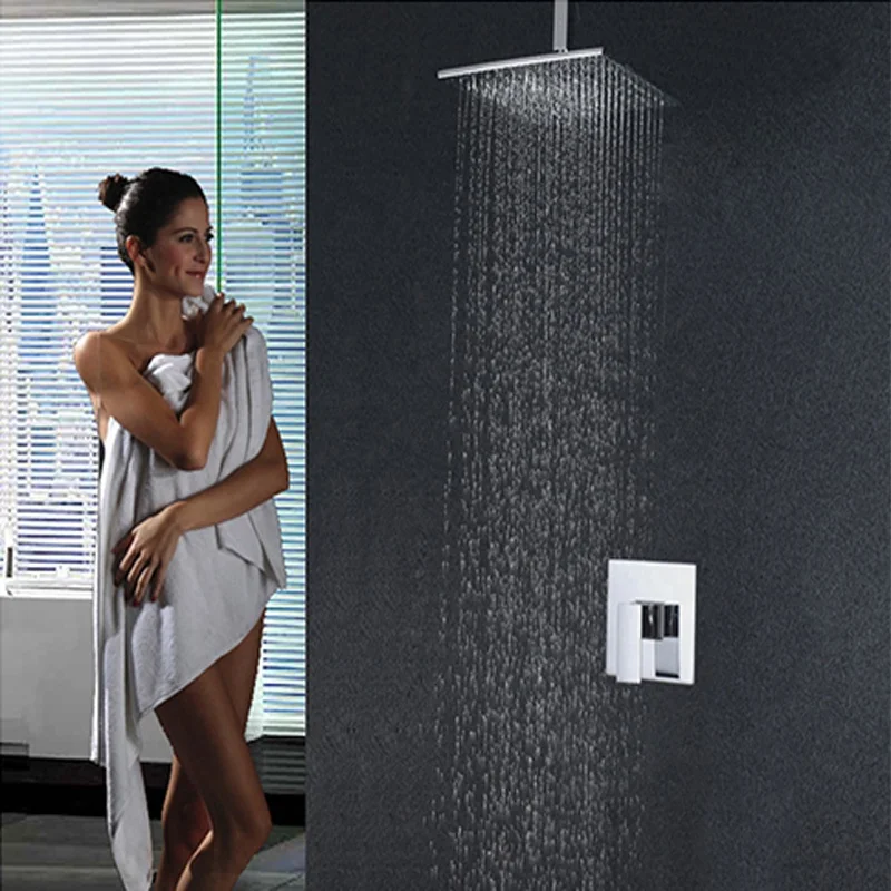 
Душевая лейка для ванной комнаты, настенный смеситель, Потолочная Светодиодная насадка для душа высокого давления 