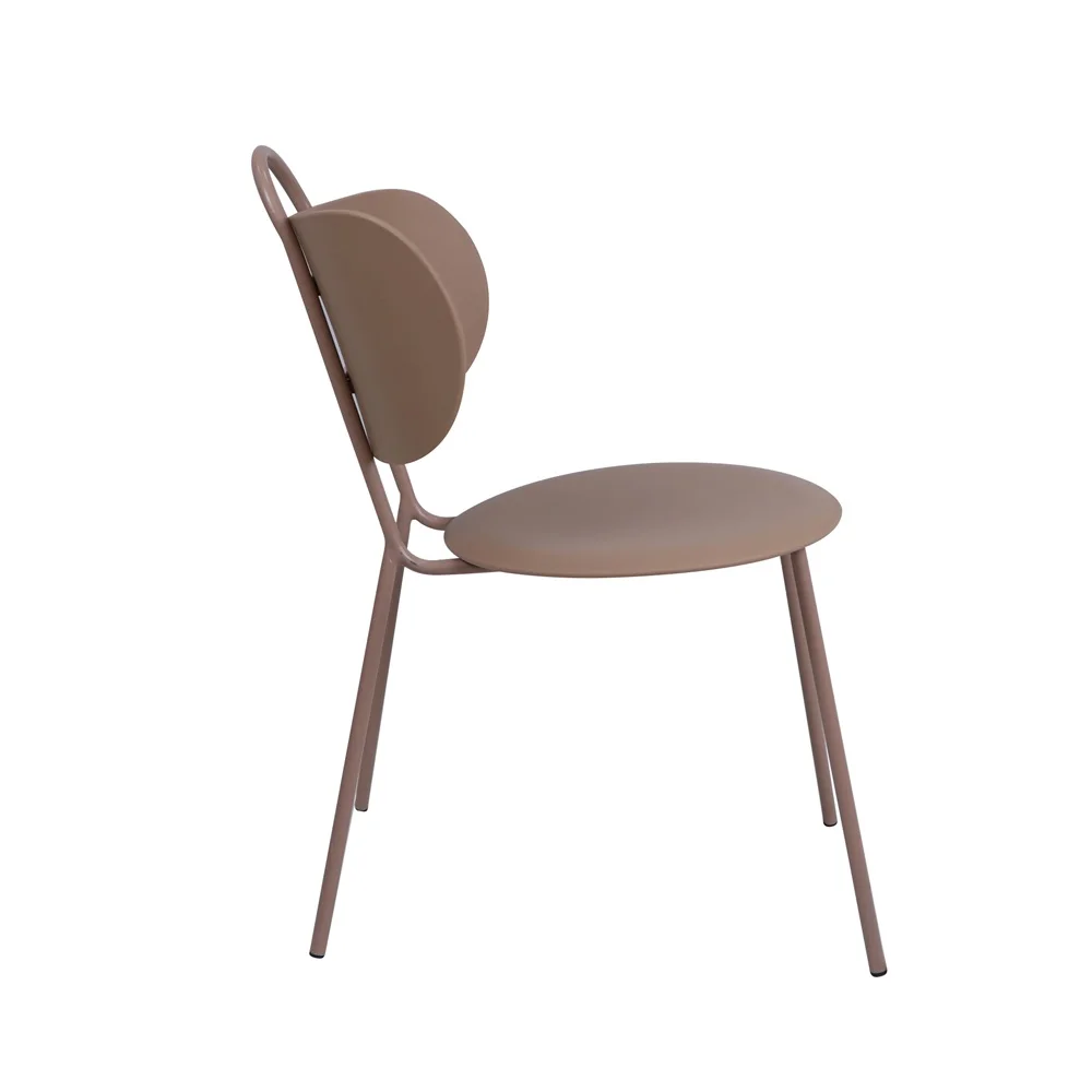 Hot Sale Home Furniture Leisure Plastic Dining  Chairs Modern Elegant Cafe Chair