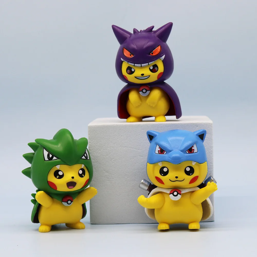 ポケモン フィギュア コスプレ ピカチュウ ゲンガー 6種セット
