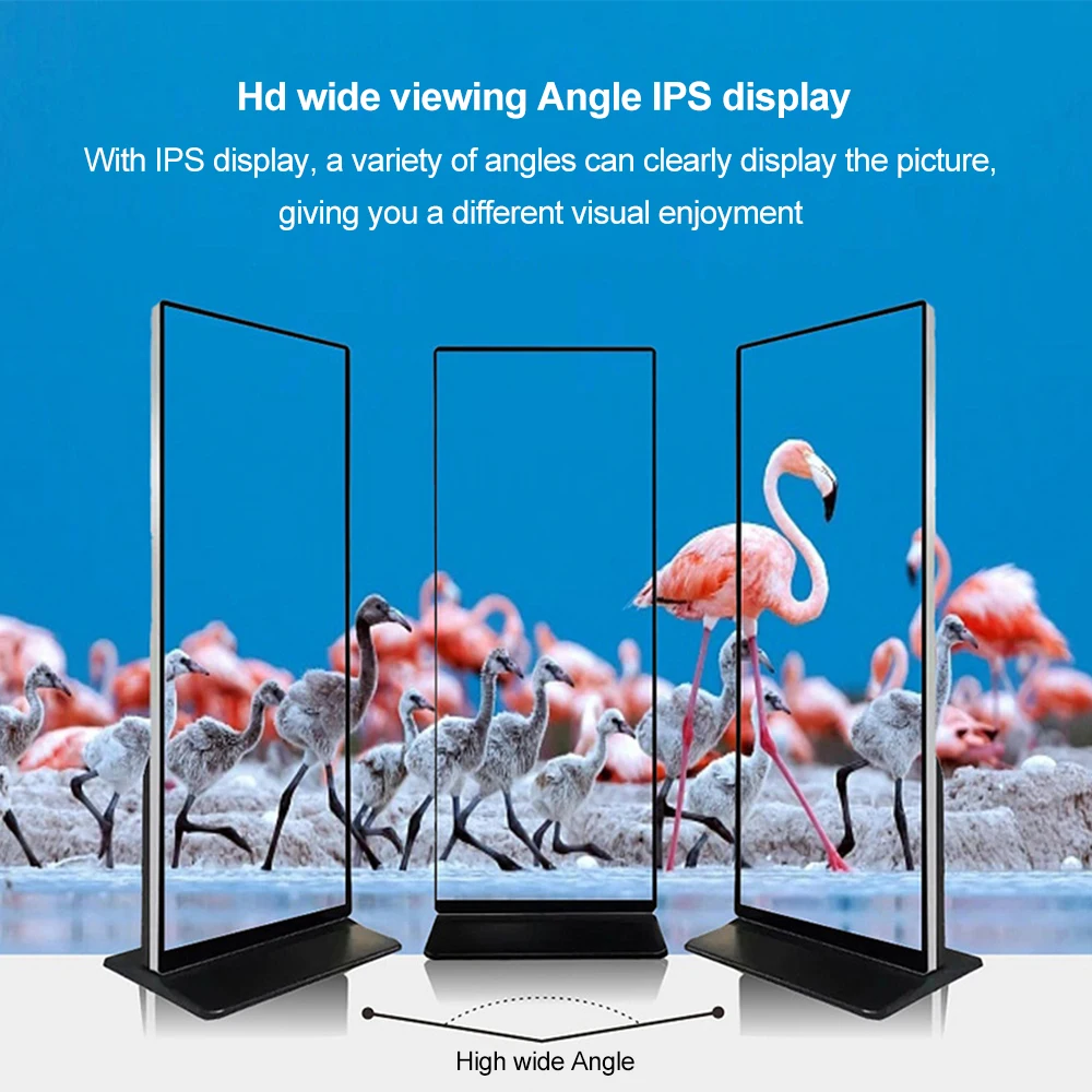 Oem Digital Signage 3D Interactive Mirror Wall Mounted Color Changing Outfit Smart Display Mirror Vertical Advertising Machine