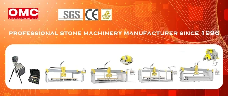 5 Axis CNC Bridge Saw Cutting Machine for Granite Marble Quartz