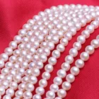 Pearl Pearls Round Freshwater Pearls AAAAA Real Price Cultured Freshwater Pearl Loose Beads 2-18mm Round Loose Pearls Long Necklace Chain For Jewelry Making
