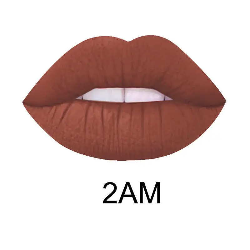 Новое поступление длительный губная помада тени слеза тянуть мерцающий блеск удивительные 6 видов цветов водонепроницаемый макияж матовых оттенков модная пикантная