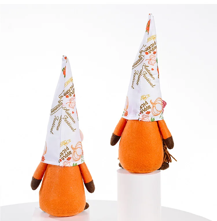 Autumn Plush Handmade Fall Home Gnomes For Thanksgiving Scandinavian