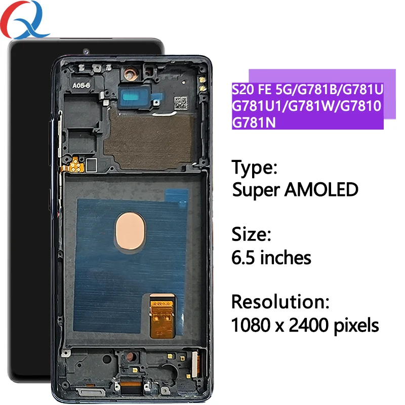 Samsung S20 FE LCD Original Display for Screen Replacement