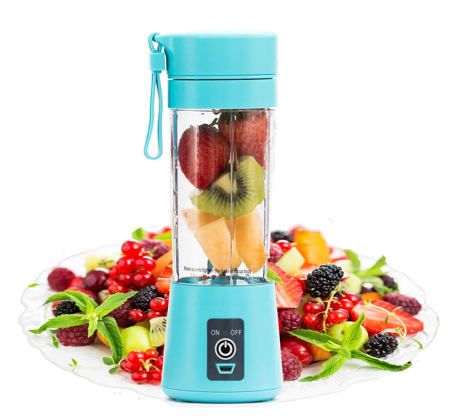 Mixeur Smoothie Portable 400ml - Presse-agrumes USB, Lame Inox, Bouteille Mixeur Voyage