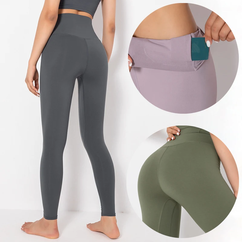 Dropshipping Women's High Waist Yoga Pants With Pockets Tummy Control  Workout Running 4 Way Stretch Yoga Leggings - Buy Women's High Waist Yoga  Leggings With Side Pockets Tummy Control Workout Squat-proof Yoga