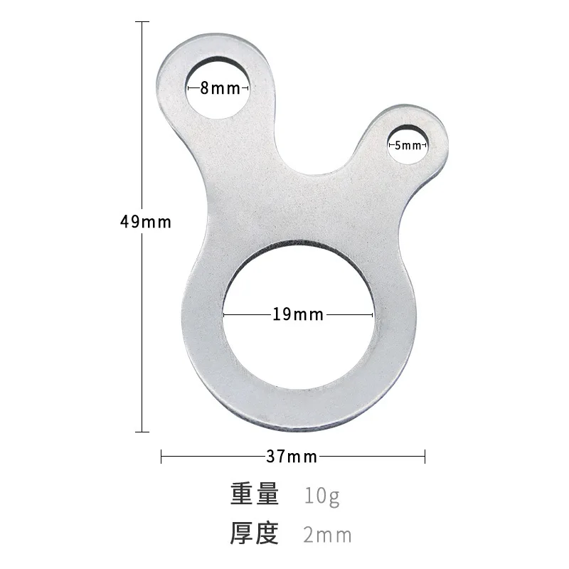 Mountaineering Buckle Outdoor Equipment 3-hole Multi-purpose Quick Knot Buckle Knotting Tool