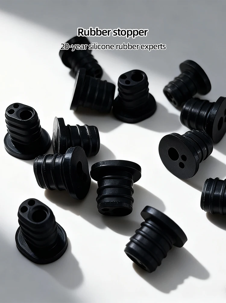 product industrial epdm rubber stopper high temperature resistant plug pipes valves equipment ports dustproof shock absorbing-0