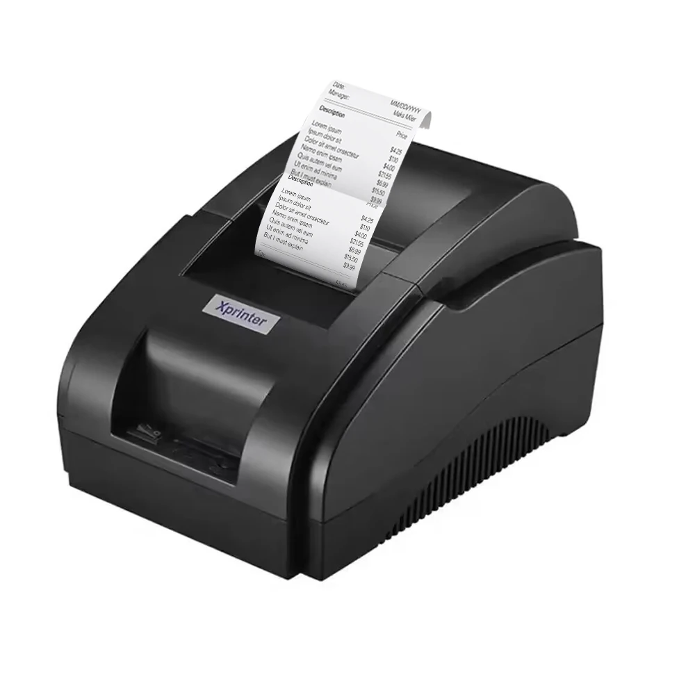 USB Interface 2 Inches Direct Thermal Printer ROHS Certified 58mm POS Printer 203DPI Linux Operating Stock Thermal Paper Rolls