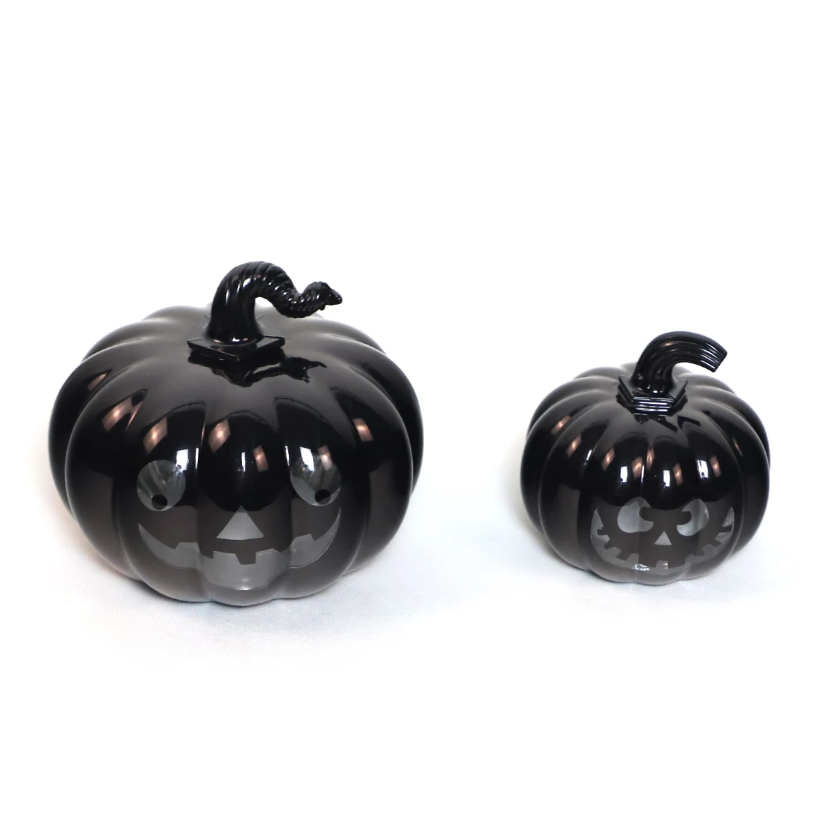 halloween glass blown pumpkin vintage halloween decorations light up pumpkin LED lights inside