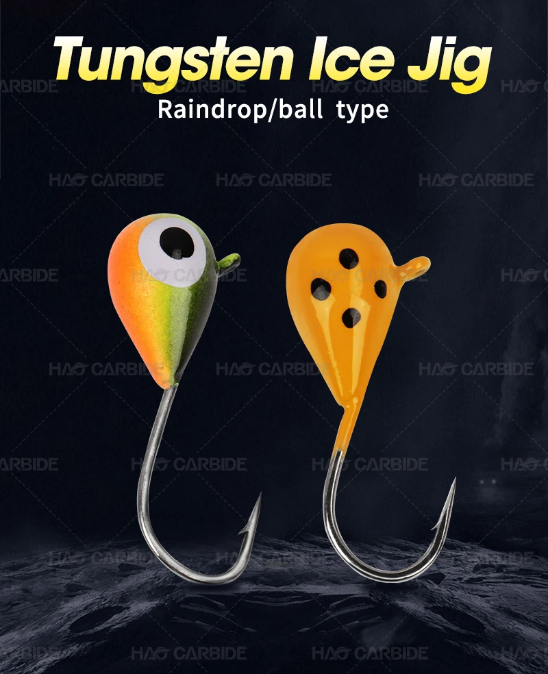2.7mm To 7.0mm Tear Drop Tungsten Ice Jigs With Japanese Hayabu Hook For Ice Fishing Buy