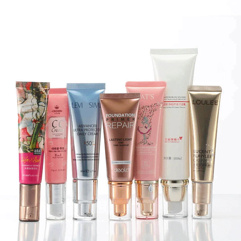 BB Cream 10ml  15ml 20ml 30ml Cosmetic Tube with Pump Airless Tube
