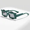 Monture verte - Verres gris clair