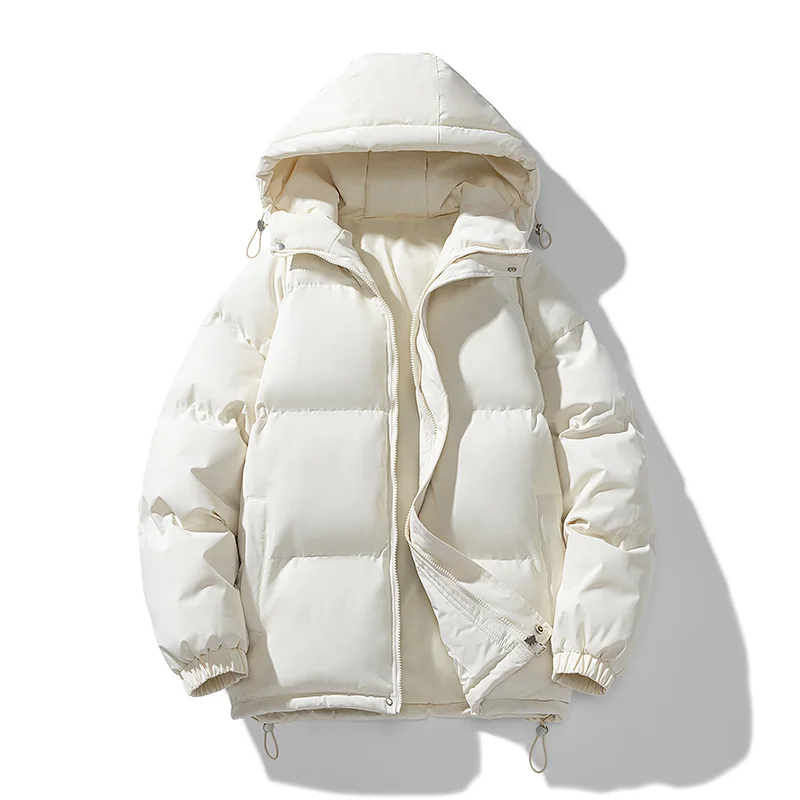 Unisex Winter Puffer with Custom Drop Shipping Poly Filled Warm Padded Down Coat Overcoat mens_voghion.com