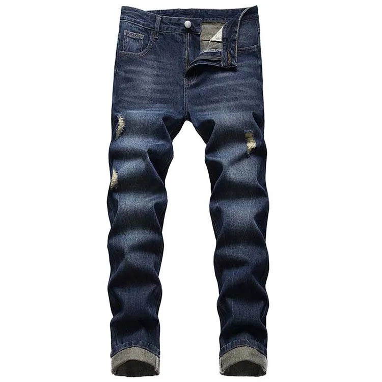 mens loose fit ripped jeans